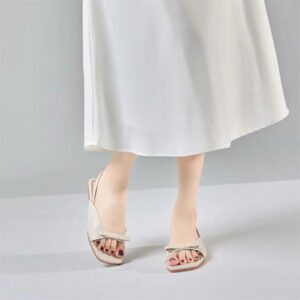 Dép nữ Moonn nữ quai bản cong phối nhỏ xinh