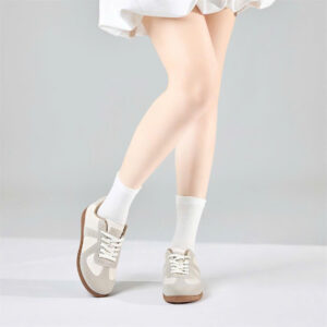 Giày thể thao phong cách trẻ trung cổ thấp nữ đi học, đi chơi